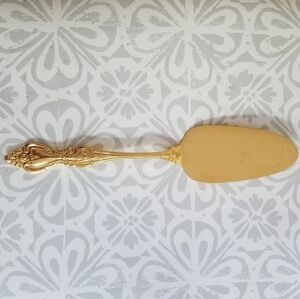 Royal Sealy Gold Plated Hollywood Regency Japan Wedding Cake Serving Spatula